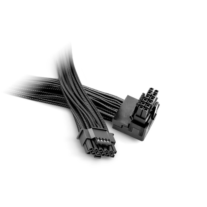 be quiet! 12V-2X6 / 12VHPWR 90° Cable PCIe – câble d’alimentation modulaire