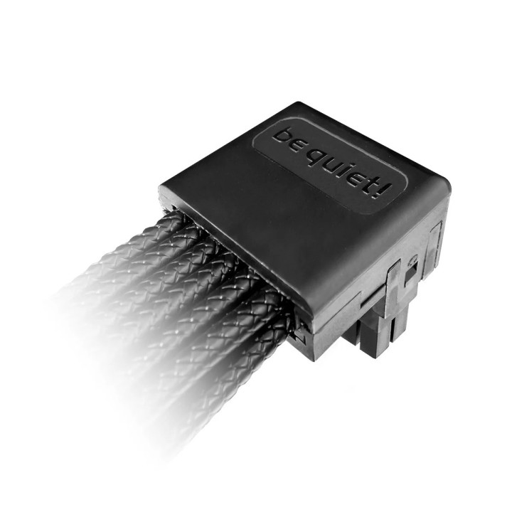 be quiet! 12V-2X6/12VHPWR 90° Reversed Cable PCIe – câble d’alimentation modulaire