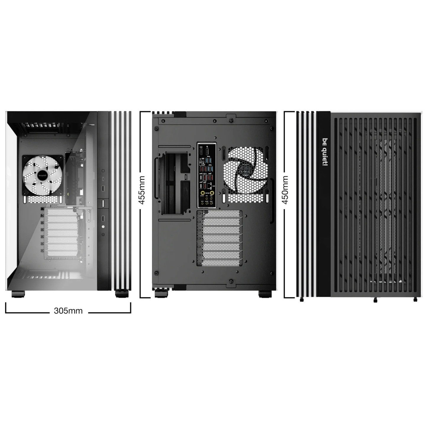 be quiet! Light Base 600 LX – boîtier PC – en situation