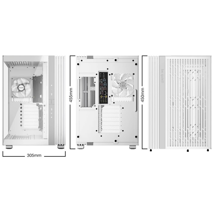 be quiet! Light Base 600 LX – boîtier PC – en situation