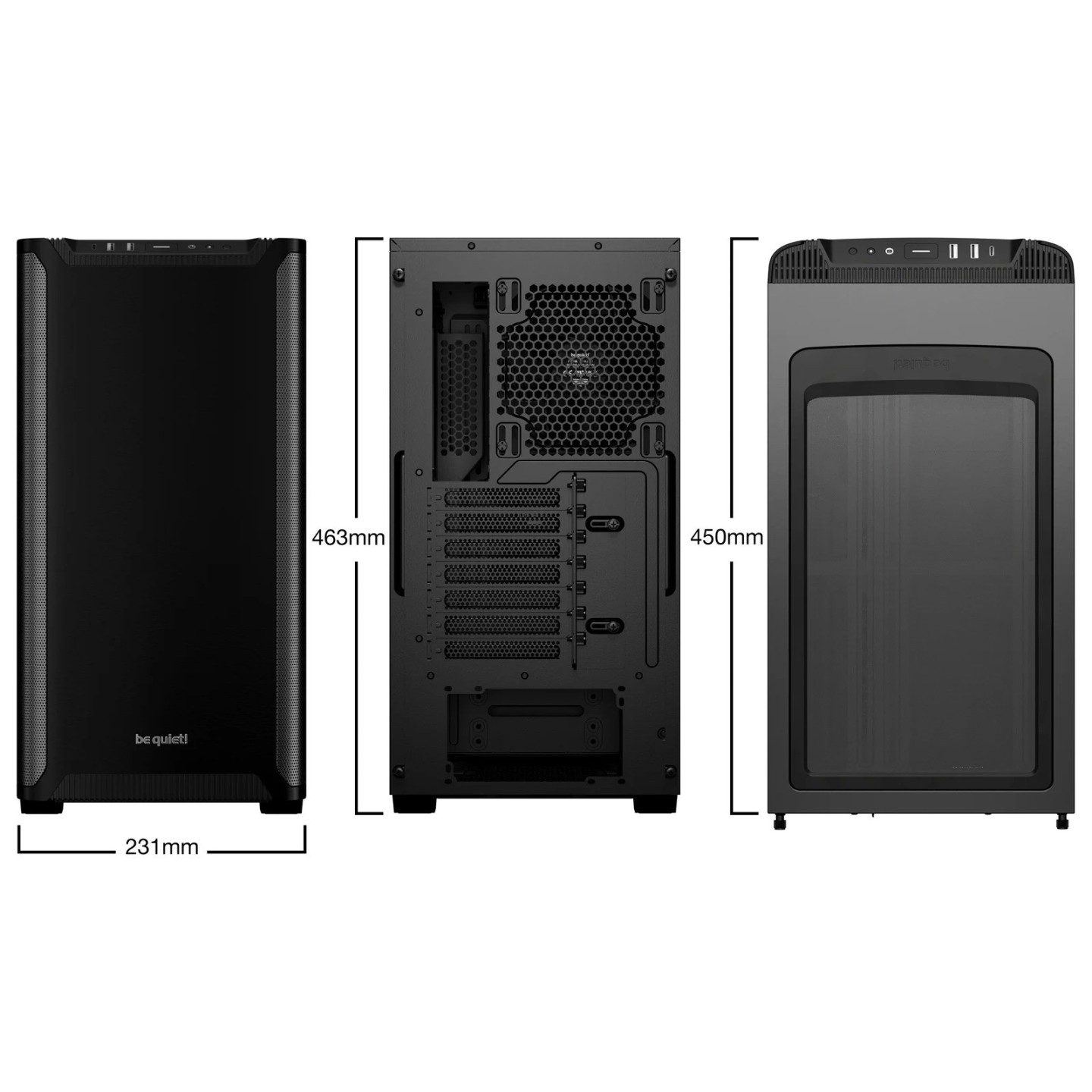 be quiet! Pure Base 501 – boîtier PC – en situation