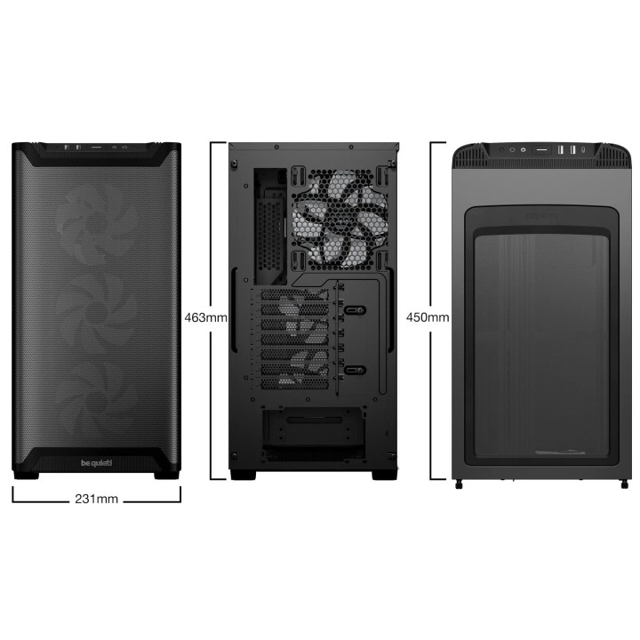 be quiet! Pure Base 501 LX – boîtier PC – en situation