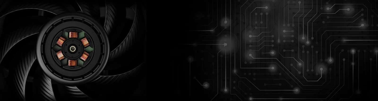 Moteur de ventilateur à 6 pôles